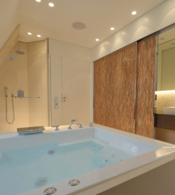 Badezimmer im Dach